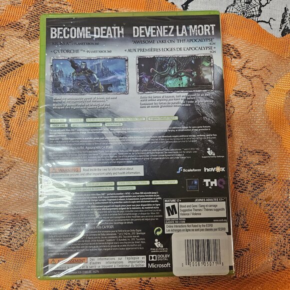 Darksiders II 2 (Microsoft Xbox 360, 2012) Brand New Sealed - Picture 2 of 2